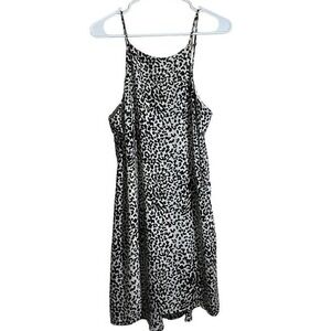 ASTR the Label Cheetah Print Slip Mini Dress Large Sexy Night Out Y2K Party Sexy